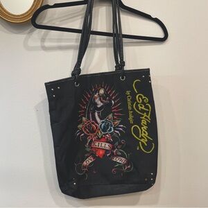 Vintage Ed Hardy tote